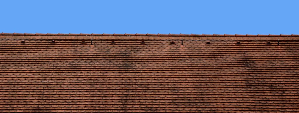 Roof ready for a roof cleaning in Stanmore